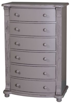 Commode 6 tiroirs en chêne massif